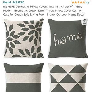 NWT 18x18 pillowcases